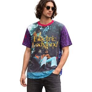 Libertine Fab Four Graphic T-Shirt Discontinued Music Art Jimi Hendrix Men’s XL